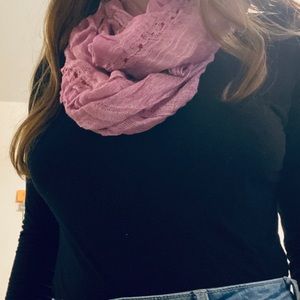 Fuchsia infinity scarf